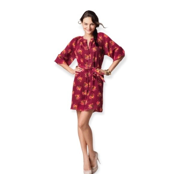 TUCKER X TARGET XS Floral Dress Purple Pink Collaboration RARE LIMITED EDITION - Picture 4 of 15